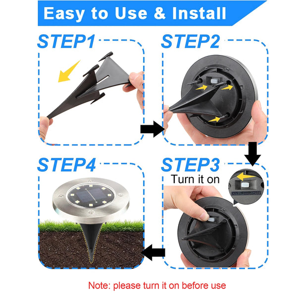 Outdoor Solar LED Lamps